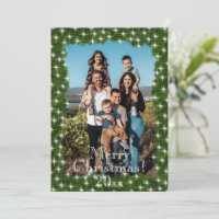 Green Pine Twinkle Lights Photo Personalised