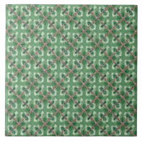 Green pineapple inspired artsy