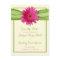 Green Pink Gerbera Daisy Wedding Save the Date