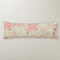 Green Pink Retro Y2K 70s Flower Pattern