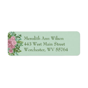 Green & Pink Wedding Pastel Floral