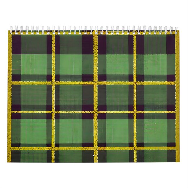 Green Plaid Calendar (Cover)