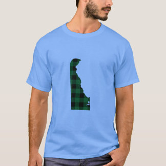 Green Plaid Delaware T-Shirt