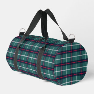Green Plaid Duffel Bag Gift