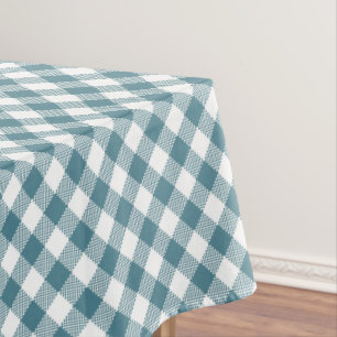 Green Plaid Fall Pattern Tablecloth