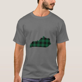 Green Plaid Kentucky Oversized T-Shirt