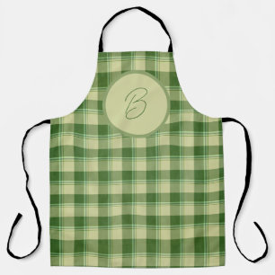 Green Plaid Saint Patrick's day Apron