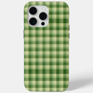Green Plaid Saint Patrick's day iPhone 15 Pro Max Case