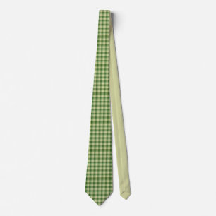Green Plaid Saint Patrick's day Tie