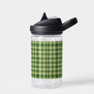 Green Plaid Saint Patrick's day Water Bottle