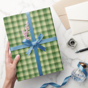 Green Plaid Saint Patrick's day Wrapping Paper