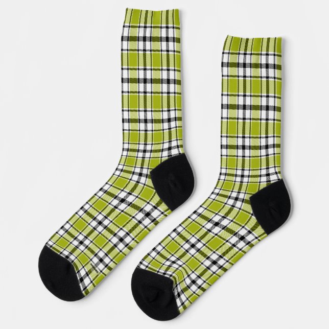 Green Plaid Socks HAMbWG (Left)
