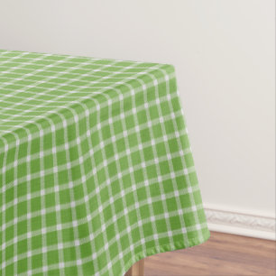 Green Plaid Tablecloth