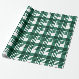 Green Plaid Wrapping Paper