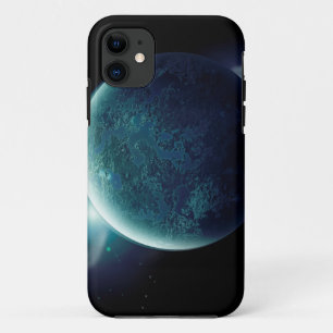 green planet in the universe with aura and stars Case-Mate iPhone case