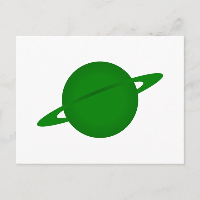 Green Planet Postcard (Front)