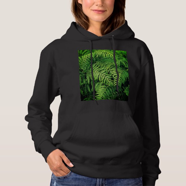 Green plant hoodie (Front)
