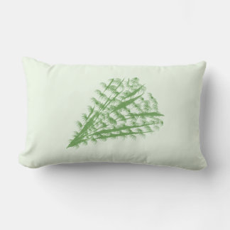 Green plant in the shape of a bouquet. lumbar cushion