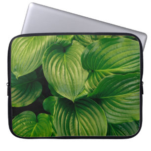 Green plant laptop sleeve