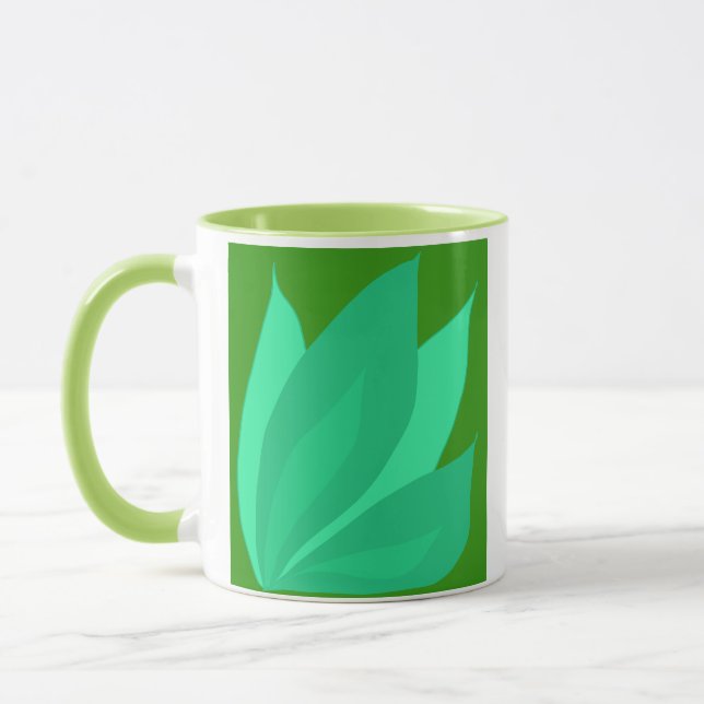 Green Plant Mug (Left)
