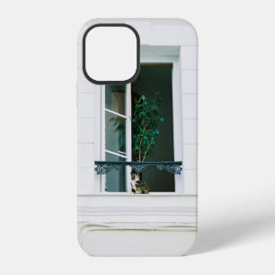 GREEN PLANT ON WHITE WINDOW iPhone 12 CASE