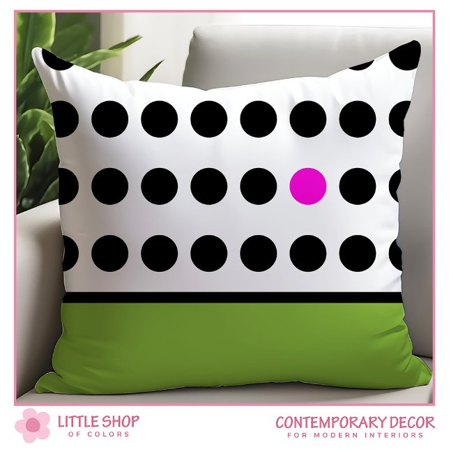 Green Playful Dots Cushion (Creator Uploaded)