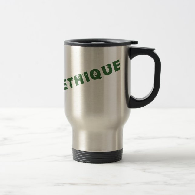 green poethic travel mug (Right)