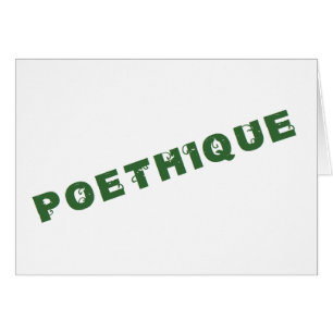 green poéthique