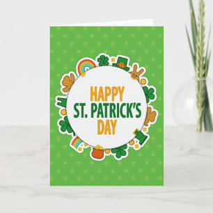 Green Polka Dot Day Card