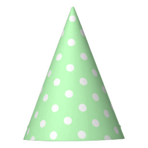 Green Polka Dot Party Hat