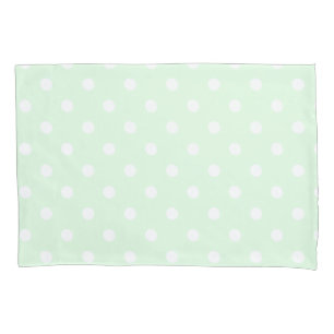 Green Polka Dot Pillowcase