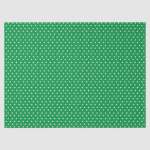 Green Polka Dot Tissue Paper