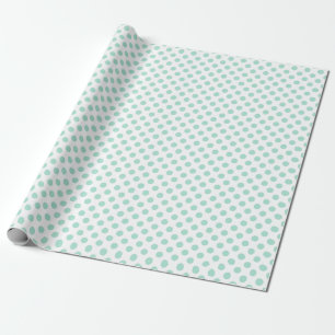 Green Polka Dots Pattern Dot Pattern Illustrator   Wrapping Paper