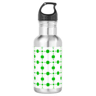 Green Polka Dots, Polka Dot Pattern, Dots, Dotted 532 Ml Water Bottle