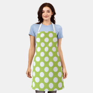 Green Polka Dots, Polka Dot Pattern, Dots, Dotted Apron