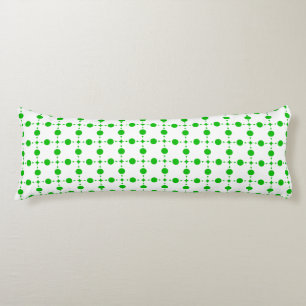 Green Polka Dots, Polka Dot Pattern, Dots, Dotted Body Cushion