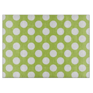 Green Polka Dots, Polka Dot Pattern, Dots, Dotted Cutting Board