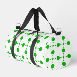 Green Polka Dots, Polka Dot Pattern, Dots, Dotted Duffle Bag