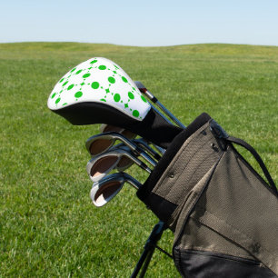 Green Polka Dots, Polka Dot Pattern, Dots, Dotted Golf Head Cover