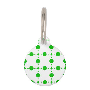 Green Polka Dots, Polka Dot Pattern, Dots, Dotted Pet Tag
