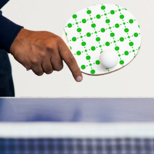 Green Polka Dots, Polka Dot Pattern, Dots, Dotted Ping Pong Paddle