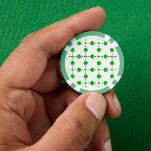 Green Polka Dots, Polka Dot Pattern, Dots, Dotted Poker Chips