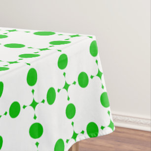 Green Polka Dots, Polka Dot Pattern, Dots, Dotted Tablecloth