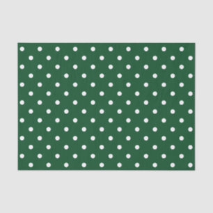 Green Polka Dots Tissue Paper