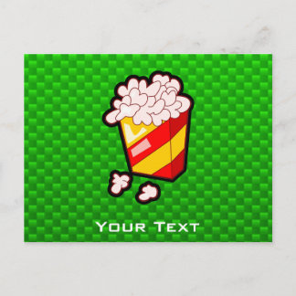 Green Popcorn Postcard