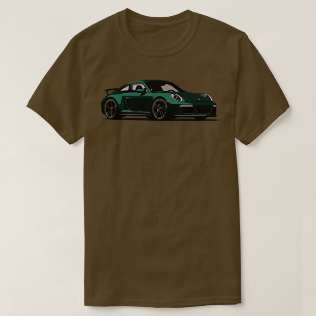 Green Porsche T-Shirt (Design Front)