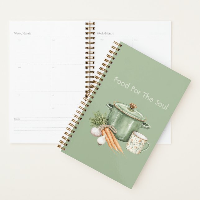 Green Pot Carrots   Planner (Display)