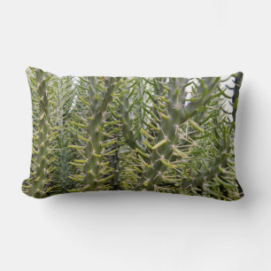 Green Prickly Cactus Trees, Lumbar Cushion