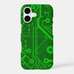 Green Printed Circuit Board Pattern