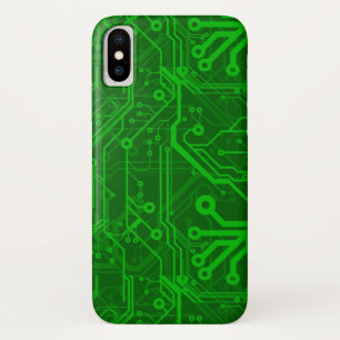 Green Printed Circuit Board Pattern Case-Mate iPhone Case